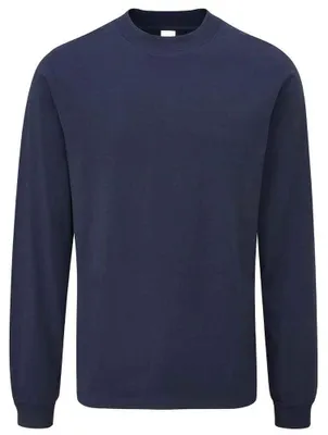 Produktbild von Mantis - "Essential" T-Shirt für Herren/Damen Uni Langärmlig LT5103 (XXL) (Marineblau)