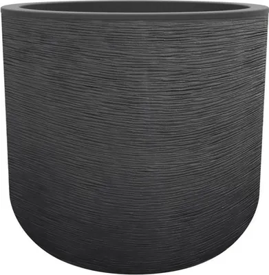 Image de Pot de fleurs rond Graphit Up, 50 cm, 67 L, Ø 48,5 x H 46,2 cm, Gris anthracite