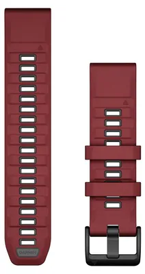 Garmin 010-13392-06 Quickfit Silikonband 22 mm Marsala/Graphit 1