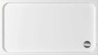 Produktbild von Duravit Rechteck-Duschwanne D-Code 160x90x8,5cm, weiß