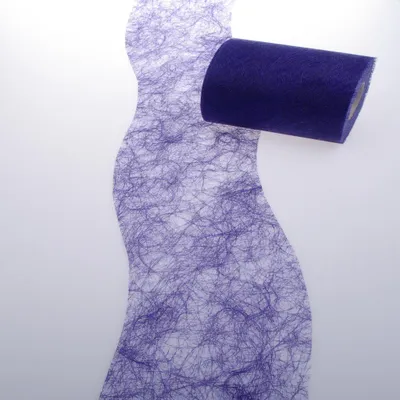 Tafelband gewellt violett 12,5 cm x 25 m