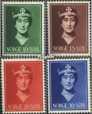Produktbild von Briefmarken Norwegen 1939 Mi 203-206 (kompl.Ausg.) postfrisch Hilfsfond