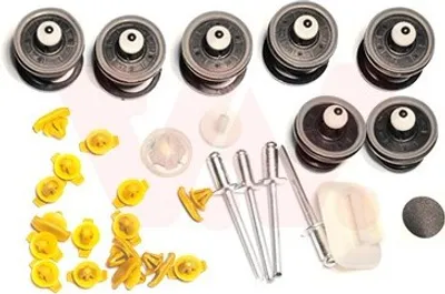 Produktbild von VAN WEZEL Montagesatz Tür 5829799 Vorne Links Vorne Rechts für VW Polo Schrägheck (6R1, 6C1)