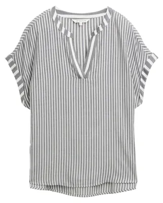 Produktbild von Loose Fit Bluse mit Streifenmuster