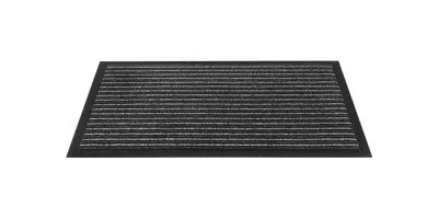 Produktbild von Fußmatte gestreift anthrazit PP L400xB600xS5mm