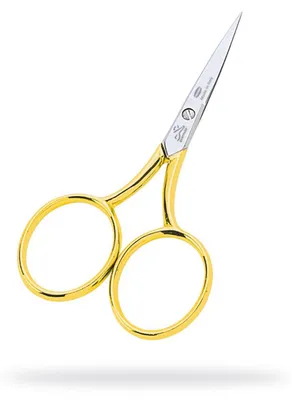 Zdjęcie produktu dla Nożyczki do haftu PREMAX – kolekcja Oro – duże oczka – 9 cm 10324 Stal węglowa 9 cm – 3 1/2''
