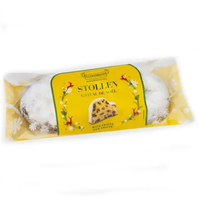 Produktbild KuchenMeister Christstollen mit Rosinen und kandierten Früchten 200g