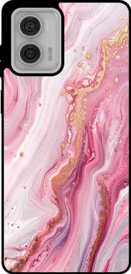 Produktbild von Smartphonica Telefon Fall geeignet für Motorola Moto G73 mit Marmor-Druck - TPU zurück Abdeckung Fall Marmor-Design - Pink