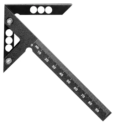 Produktbild von Holzbearbeitung Mittellinienmarkierung Aluminiumlegierung 45/90 Grad, metrisches Messwerkzeug für Werkstücke