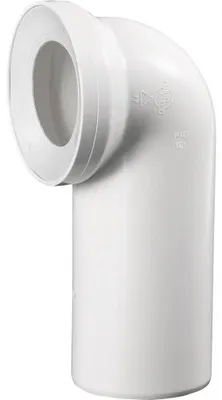 Zdjęcie produktu dla Kolanko przyłączeniowe WC 90, 110 mm