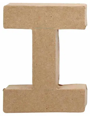 Produktbild von Creativ Company 26647, Deko-Buchstabe, Papier, Natürlich/Natur, 75 mm, 100 mm, 1,7 cm