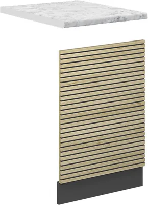 Image de Façade Vicco Fame-Line Panneau en chêne 45cm , PT Marbre, Model 51455