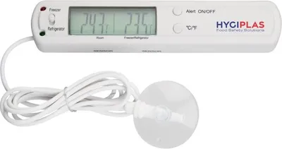 Produktbild von Hygiplas Thermometer mit Alarm für Kühlschränke und Gefriergeräte