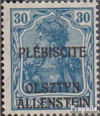 Produktbild von Briefmarken Allenstein 1920 Mi V, nicht ausgegeben postfrisch Germania