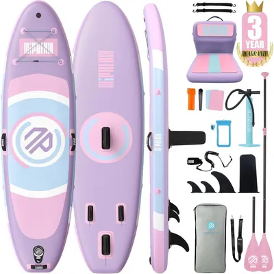 Productafbeelding van SUP-bord 305 cm, kleur "Lavender Whispers", met opblaasbaar kajakzitje
