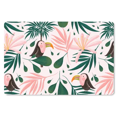 Produktbild von MuchoWow® Mauspad Mousepad Tukan - Vogel - Blatt - Dschungel 27x18 cm - Mousepads - Maus Mat - Pad - Mausunterlage - Büroartikel - Desk Matten