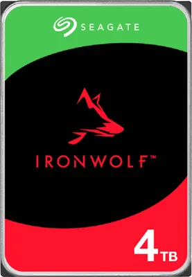 Immagine prodotto di Disco rigido HDD-NAS interno da 4 TB di Seagate IronWolf (aria, 202 MB/s, 5400 rpm)