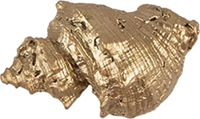 Obrázek produktu pro Clayre & Eef Klika na dveře 4x3x3 cm Zlatý plast