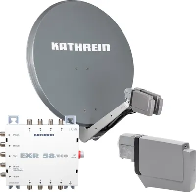 Produktbild von Kathrein CAS 90 gr Sat-Antenne multifeedfähig graphit (grau) - 8 Teilnehmer