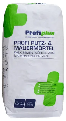 Obrázek produktu pro Profiplus: Stavební malta a omítka, 30 kg, hotová směs, zrnitost 0-1 mm