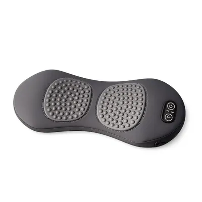 Productafbeelding van 3-in-1 rugmassageapparaat met warmte, vibratie en ergonomische stretchfunctie