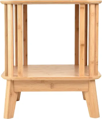 Produktbild von HOMLA LEMN Nachttisch aus Bambus 40x40x45 cm