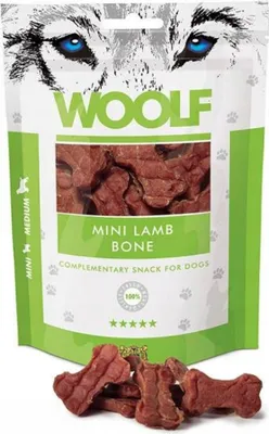 Produktbild von WOOLF Mini Lammknochen Hundeleckerli - 100 g