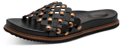 Obrázok produktu pre Tamaris Comfort – dámske papuče, plochá podrážka, čierna, veľkosť 42