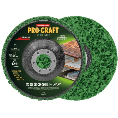 Imagen del producto de Disco abrasivo Clean & Strip Procraft SD-G125