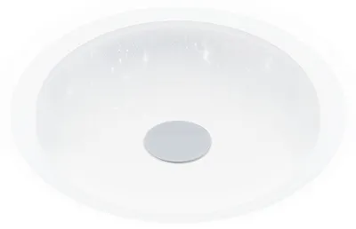 Produktbild von Eglo LED Deckenleuchte Igroka 1 weiß Ø 46,5 cm mit Kristalleffekt