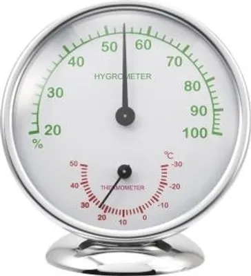 Produktbild von Renkforce 6510 Alu Thermo-/Hygrometer Aluminium 6510 Alu