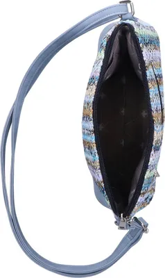 Produktbild von Rieker Damen Umhängetasche mehrfarbig mit Reißverschluss H1510, Farbe:Blau