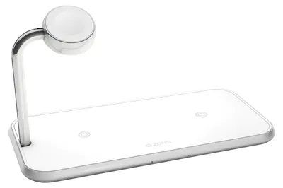 Image de Zens ZENS Dual+Watch Aluminium Wireless Charger - Blanc