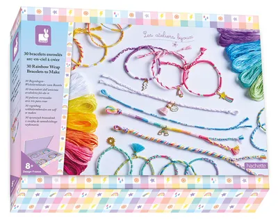 Produktbild von Janod 30 Regenbogen-roll-armbänder Zum Erstellen Mehrfarbig  Mehrfarbig One Size