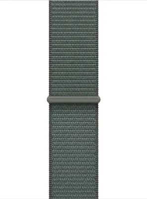 A close-up studio shot of a watch band.