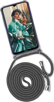 Produktbild von TWIST-Case + TWIST-Cord für Xiaomi Redmi Note 8T, Farbe:Cool Elephant (Silber)