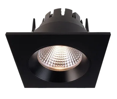 Obrázok produktu pre LED stropné svietidlo Orionis hranaté čierne matné D 78 mm 6,5 W 2700 K IP20