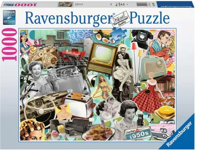 Obrázok produktu pre Ravensburger The 50s, puzzle, pre dospelých, prémiová kvalita, 1000 dielikov, 17387