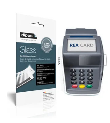 Produktbild von 2x Schutzfolie für REA CARD T7 pro matt - Anti-Shock 9H Folie dipos Glass Kunststoffglas