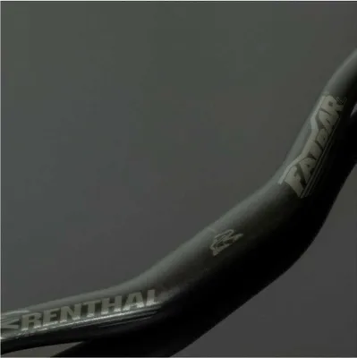 Image de Renthal V3 Fatbar Lite Riser guidon, 31.8mm, noir 760x30mm, 7°/5°,