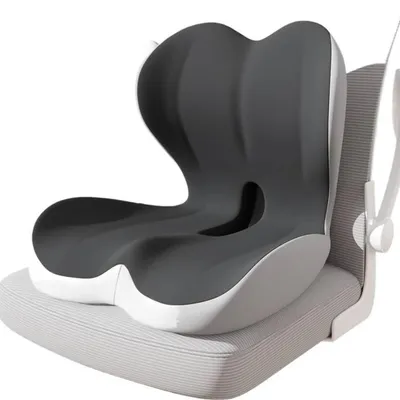 Obrázok produktu pre Omgoods – Ergonomická sedacia podložka s opierkou chrbta, vhodná do domácnosti aj do kancelárie