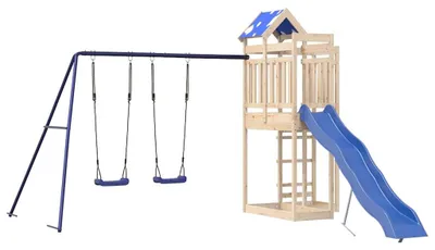 Produktbild von vidaXL Spielturm Massivholz Kiefer