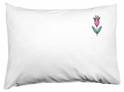 Dekorative Kissenhülle 50 x 35 cm Weiß Polyester 1 Stück
