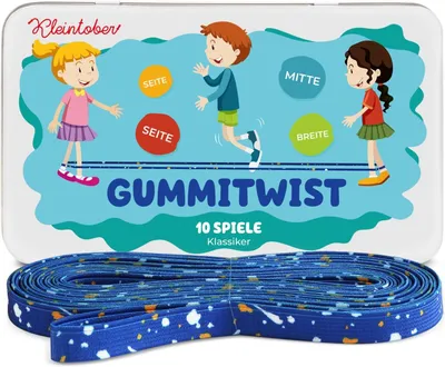 Productafbeelding van Elastiek om te springen voor kinderen - 4 meter - Blauw