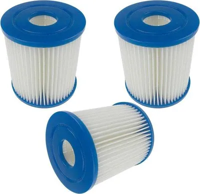 Produktbild von Famanu Poolfilter Kartusche Ersatz - Typ I 330 Gallonen Filterelement - 3er Pack