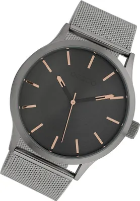 Immagine prodotto di Oozoo orologio da polso in acciaio inossidabile argento Orologi da uomo analogici al quarzo UOC10056