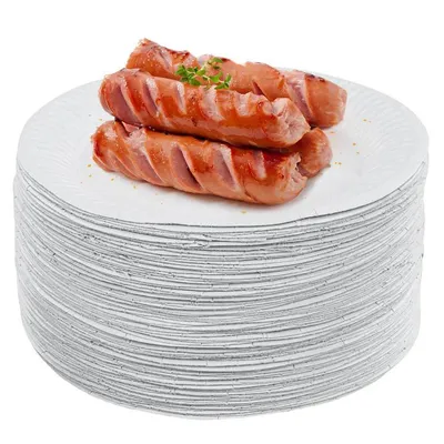 Obrázek produktu pro Bílé papírové talíře 15 cm – 100 ks jednorázové talíře