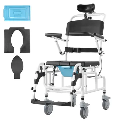 Immagine prodotto di Sedia per la doccia - Sgabello per la doccia - Seduta per la doccia - Sedia da bagno - Sedia per il bagno - Sedile da 17,5 pollici