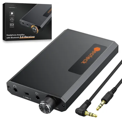 Produktbild von HiFi Kopfhörerverstärker Bluetooth 5 Empfänger Tragbare Audio Kopfhörer verstärker Komponenten für MP3 MP4 Telefone Digital Player Computer 16-300Ω