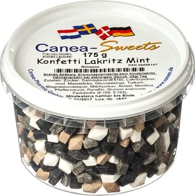 Produktbild von Konfetti Lakritz mint, 175 g